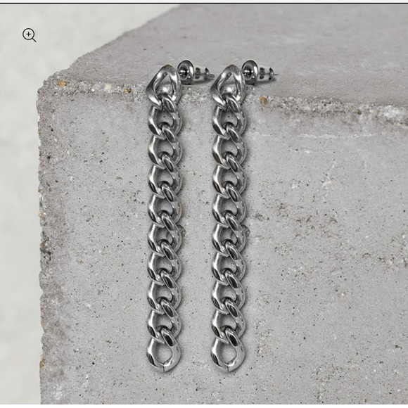 ask & embla Jewelry - ASK & EMBLA axon chain earrings
